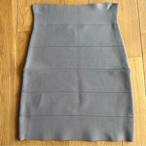BCBGMaxAzria Gray Pencil Skirt